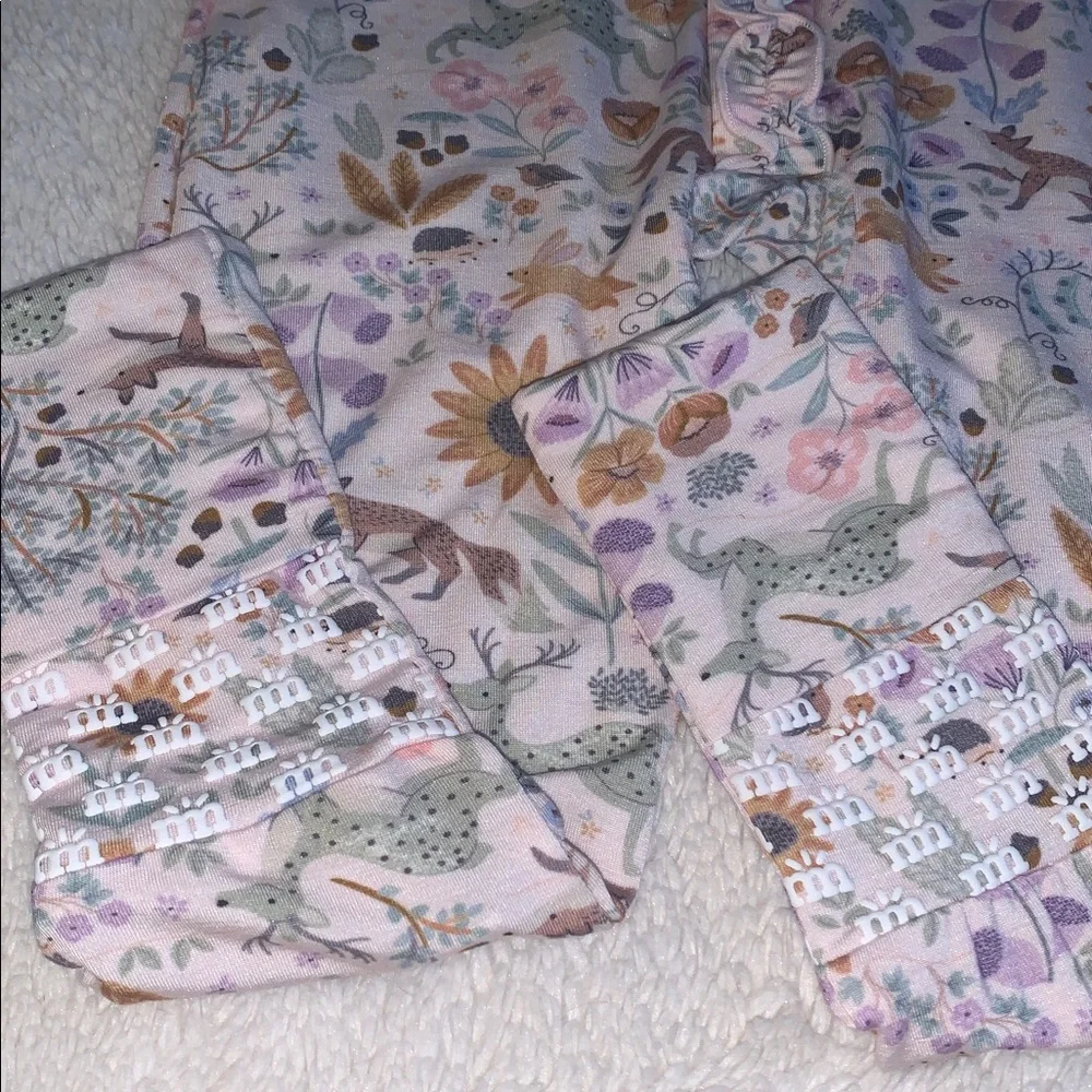 NWT Magnetic Me Floral Convertible Footie Garden of Dreams 18-24M - Picture 4 of 9